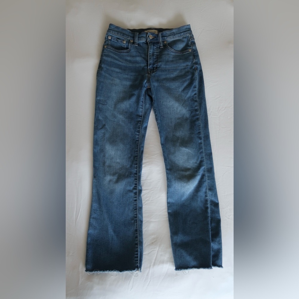 Madewell Women's Jeans Cali-Demi Boot Medium Wash Stretchy Size 24